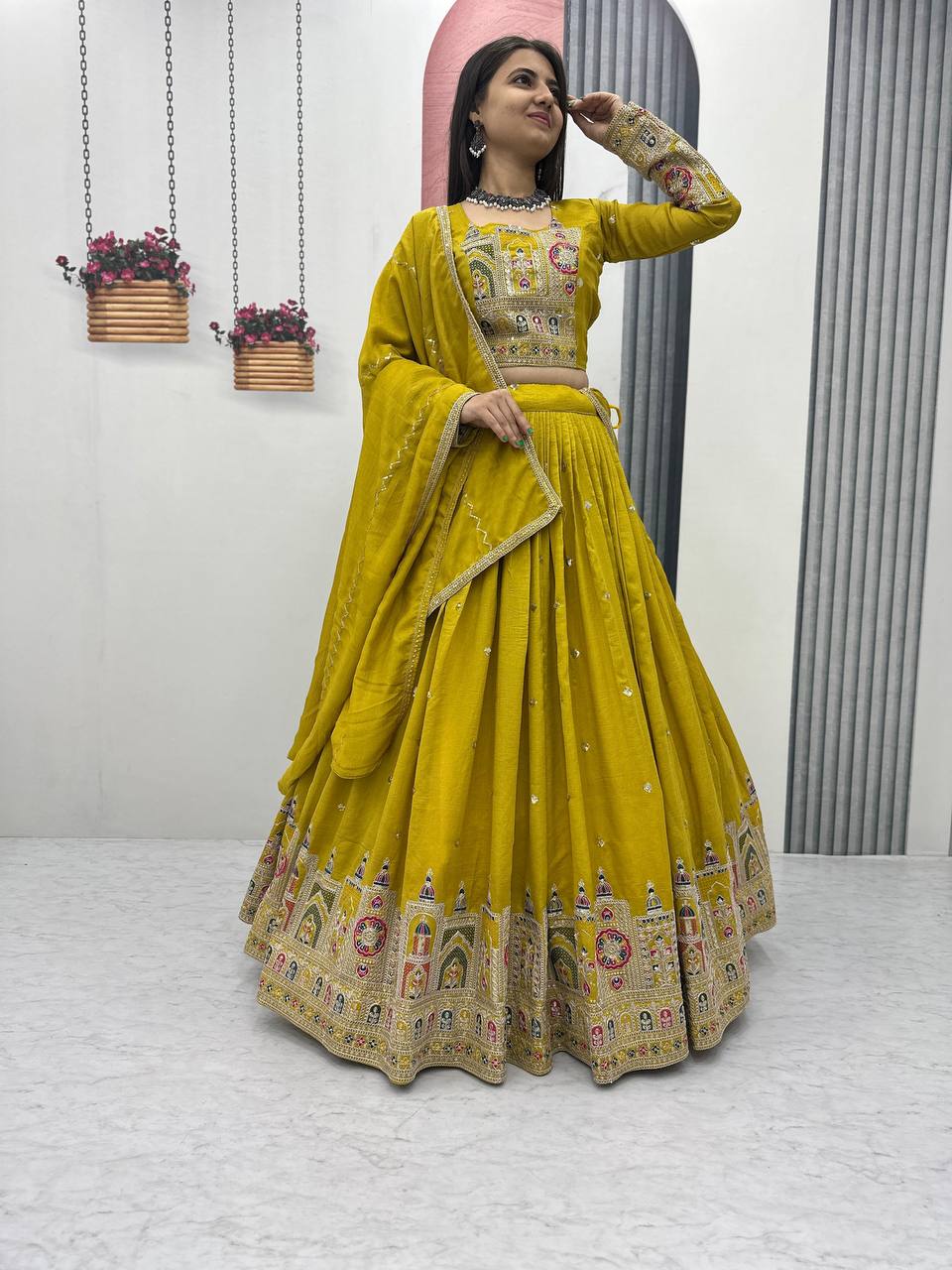 Sovereign Pretty embroidered Lehenga Set