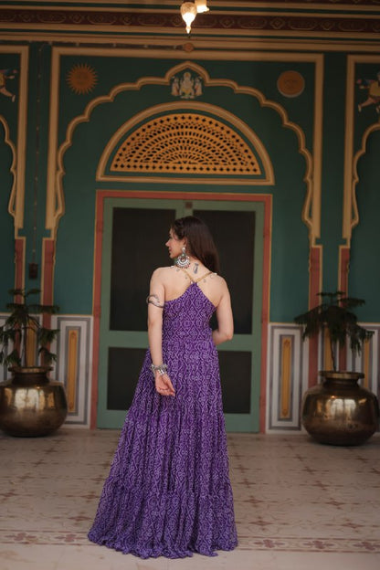 Rangilo Saawan  Mirror Work Magic Garba Gown