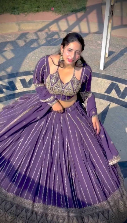 Zehra Zariya   Midnight Royalty Lehenga  Set