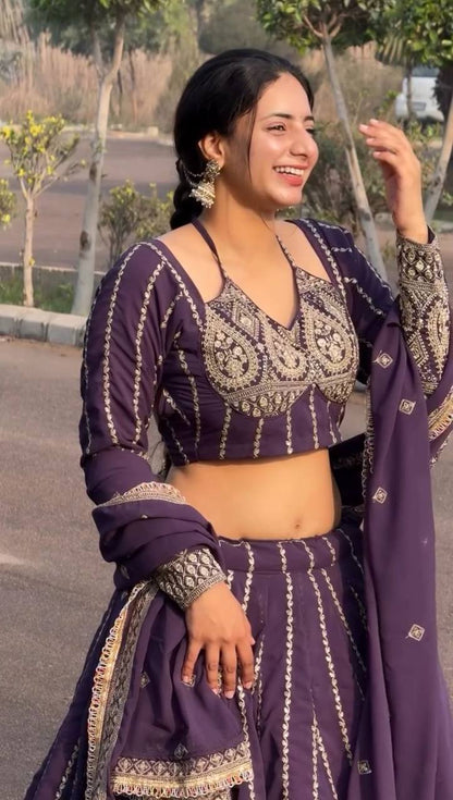 Zehra Zariya   Midnight Royalty Lehenga  Set