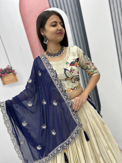 Butterfly Elegant Heavy Thread Lehenga Choli
