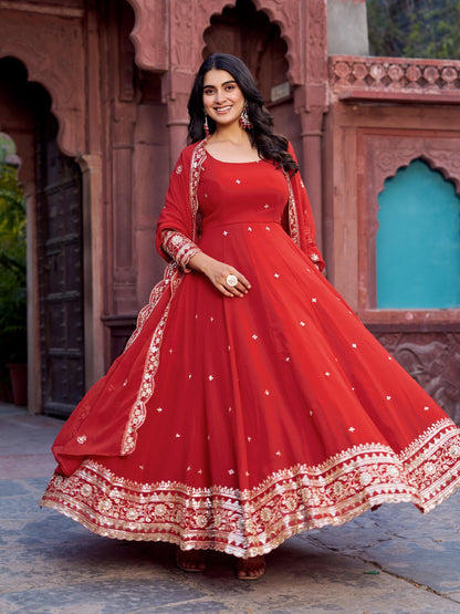 Sitara  Festive Bond Faux Georgette Anarkali Gown