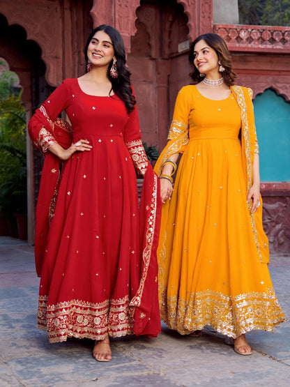 Sitara  Festive Bond Faux Georgette Anarkali Gown