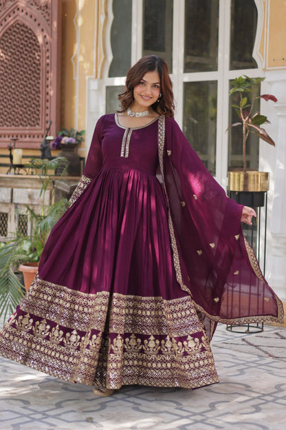 Ethnic Wear Inspiration Shimmer Anarkali  gown