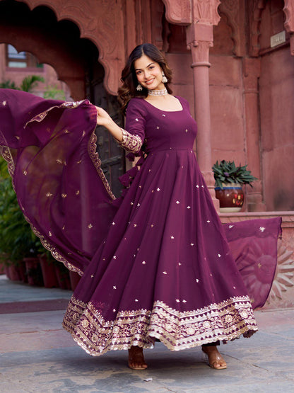 Sitara  Festive Bond Faux Georgette Anarkali Gown
