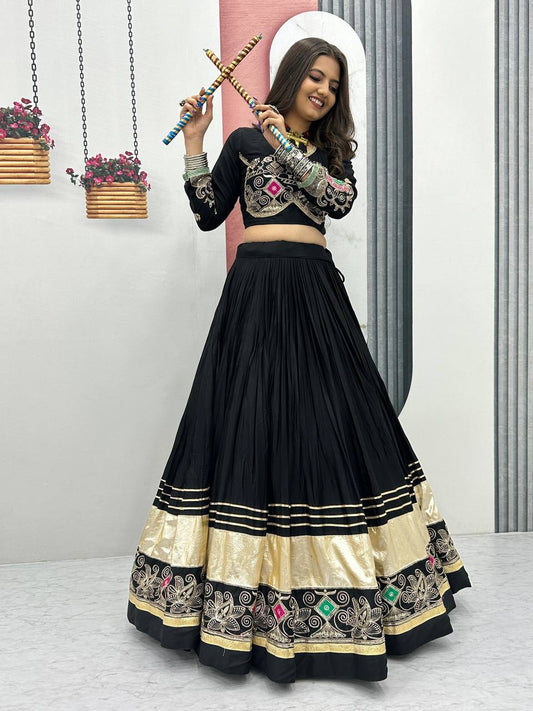Vibrant Navratri Pure Cotton Lehenga Set