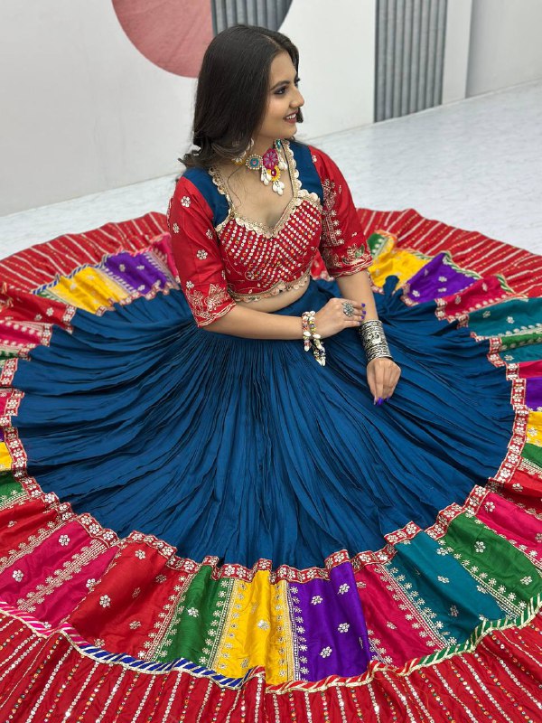 Kahani Multi-Color Bandhani Lehenga Choli Set