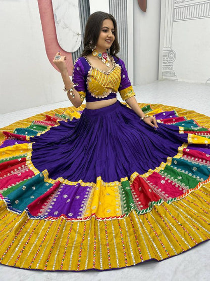 Kahani Multi-Color Bandhani Lehenga Choli Set