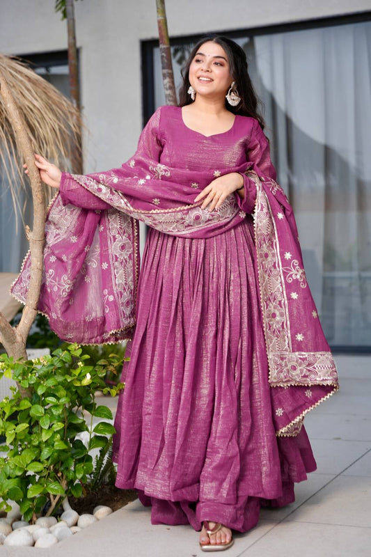 Arohi Mauve Suit Set
