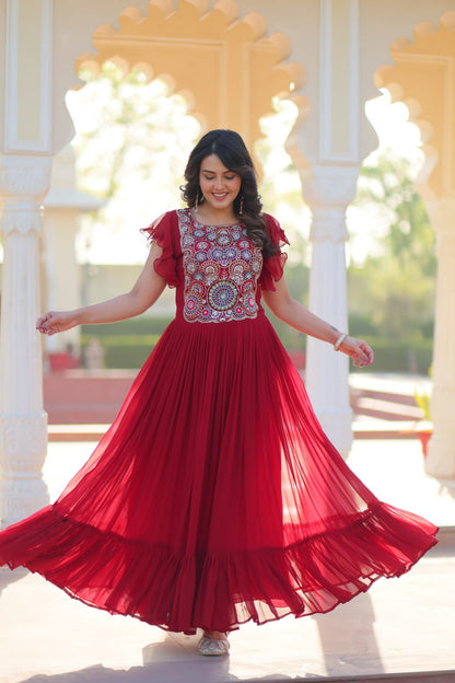 Zuri Bloom  Beads and Sequins work  Gowns