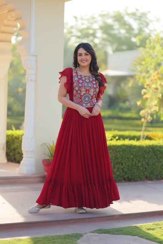 Zuri Bloom  Beads and Sequins work  Gowns