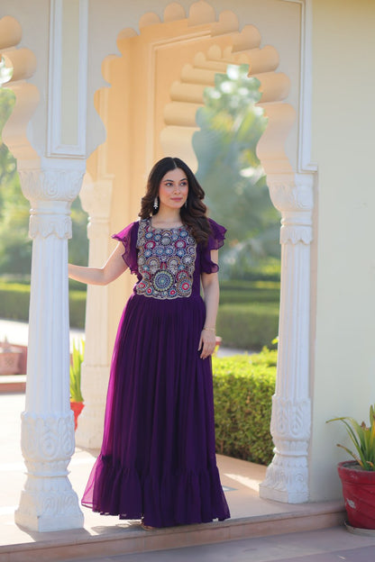Zuri Bloom  Beads and Sequins work  Gowns