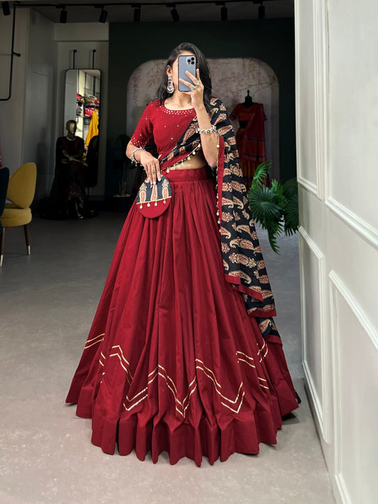 Azael Beautiful  Pure Cotton Lehenga Set