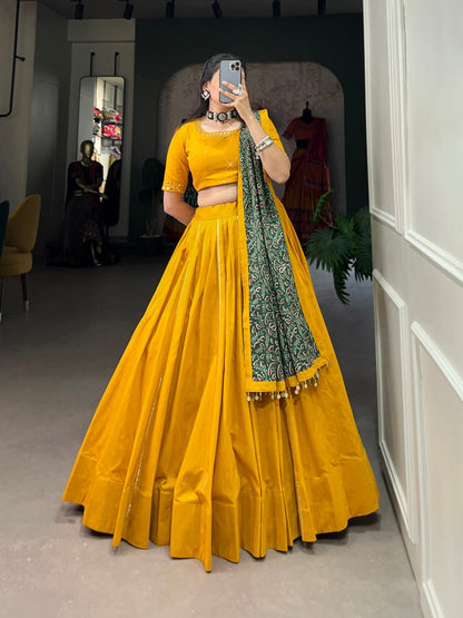 Azael Beautiful  Pure Cotton Lehenga Set