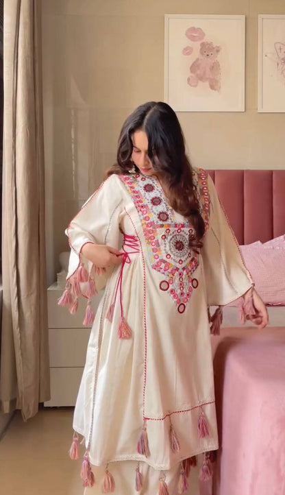 Rakhi Special Premium Designer Kurta with Palazzo