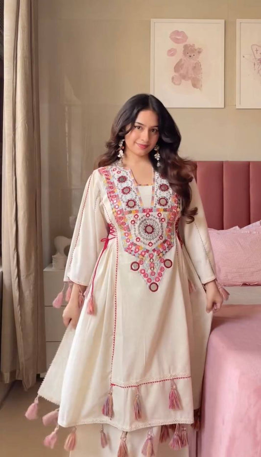Rakhi Special Premium Designer Kurta with Palazzo