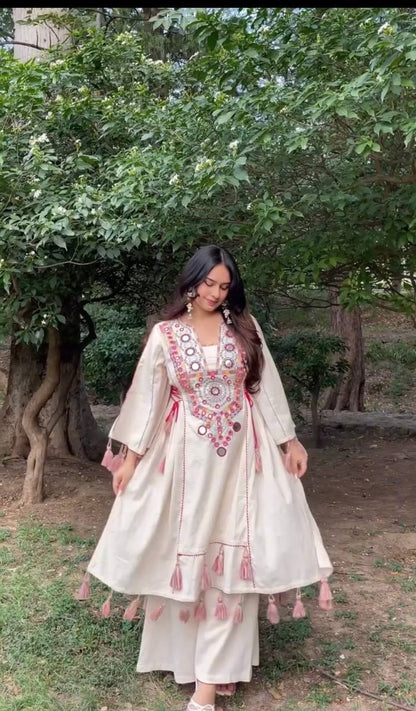 Rakhi Special Premium Designer Kurta with Palazzo