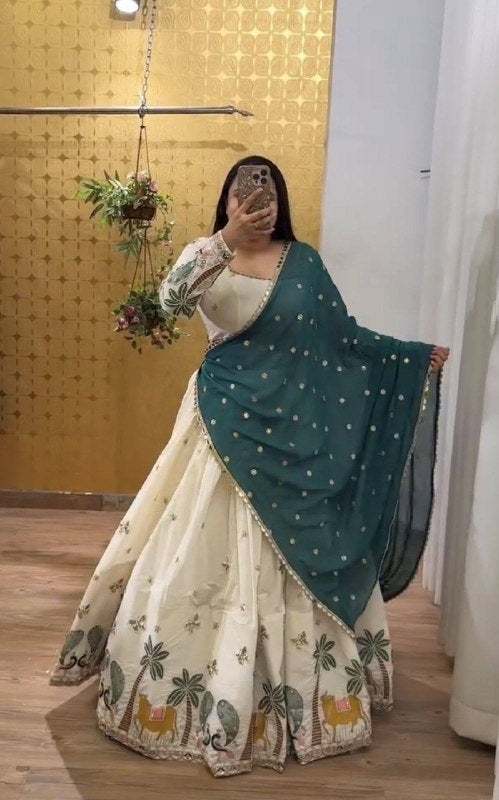 Zunaira  Heavy Embroidery  Lehenga Choli