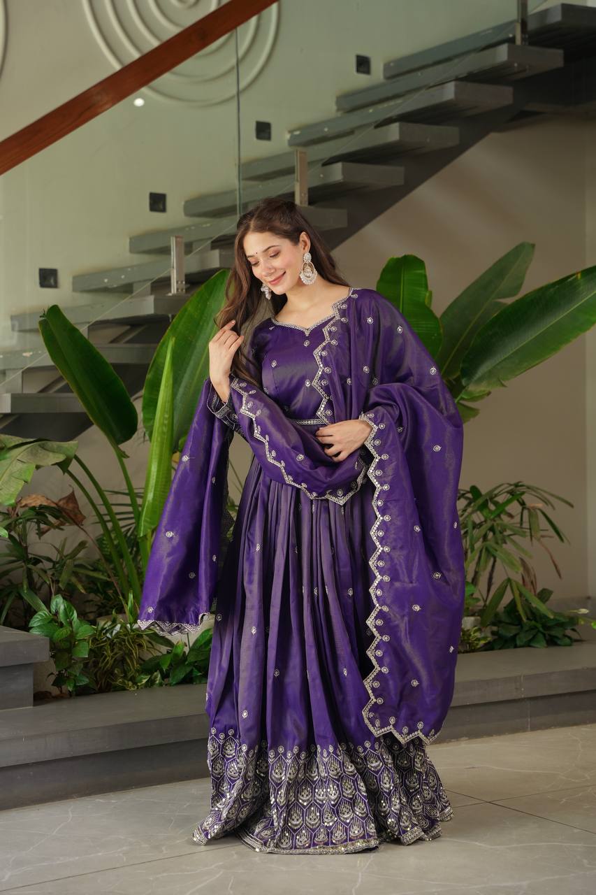 Manvi  Blush Elegance Anarkali Set