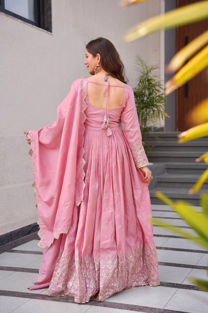 Manvi  Blush Elegance Anarkali Set