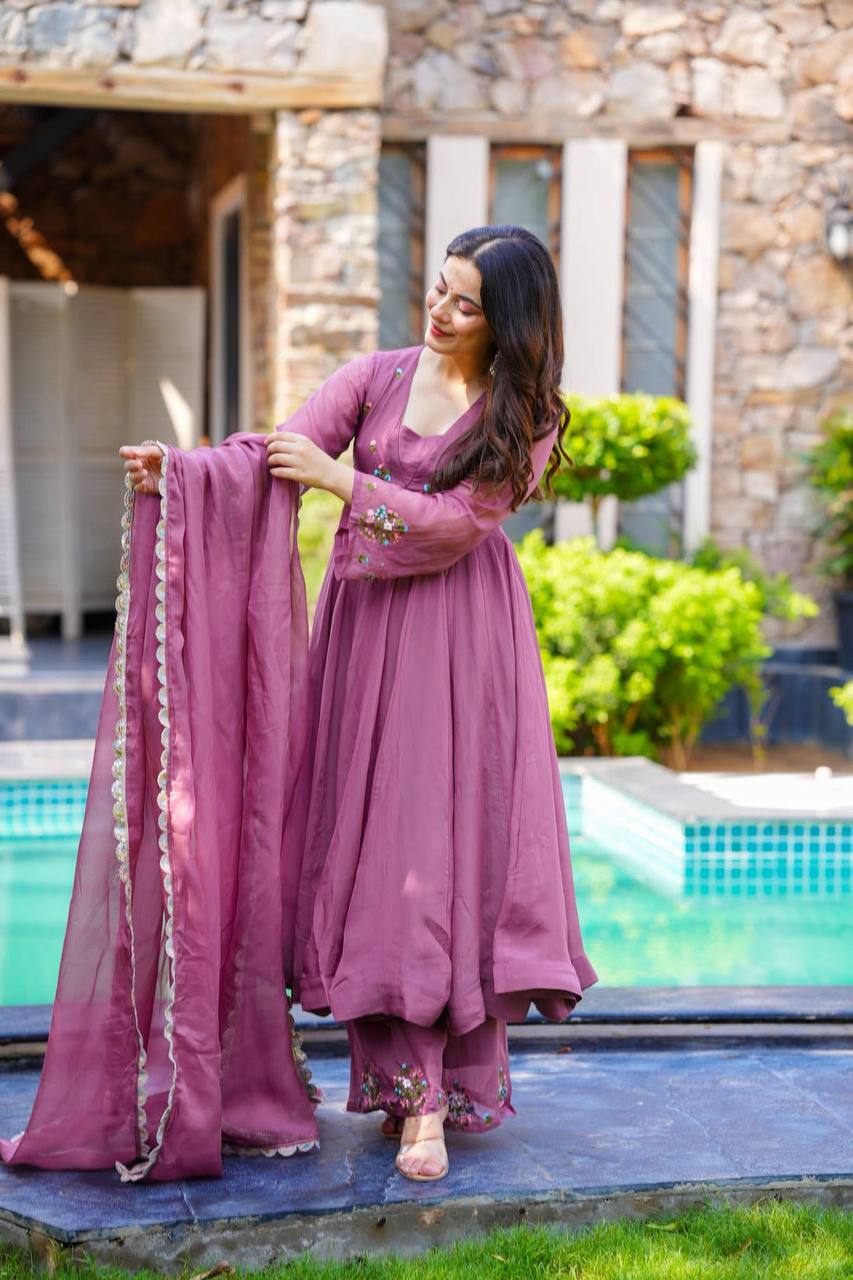 Gulaabi  Glint Pink  Kurta Set