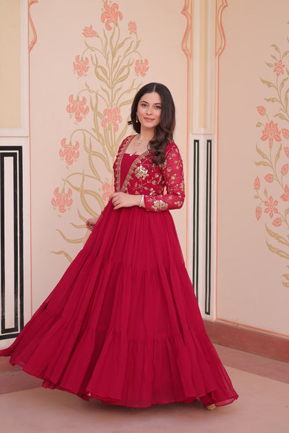 Aarohi’s Royal Elegance Gown Set