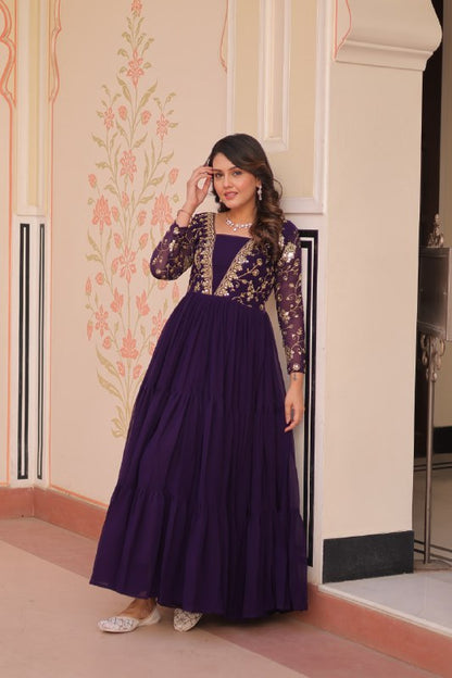 Aarohi’s Royal Elegance Gown Set