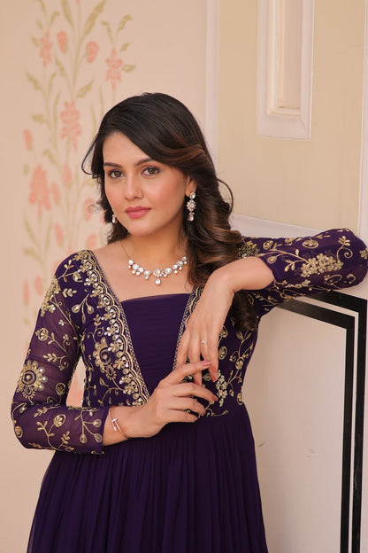 Aarohi’s Royal Elegance Gown Set