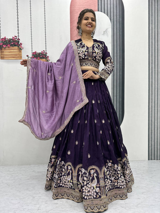 Ira’s Peacock Pride  Ethnic Elegance   Lehenga Set