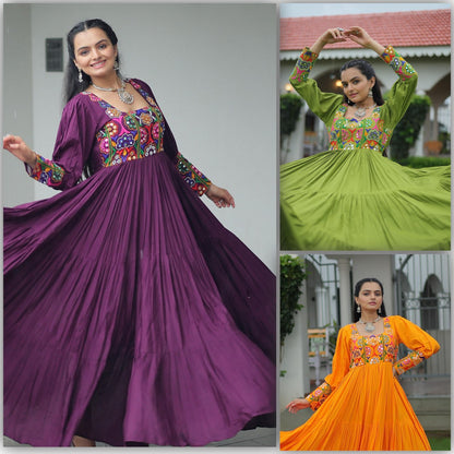 Yashvi’s Rangilo Raas Gown Set
