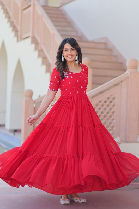 Ira Festive Flare   Twin Gown Set