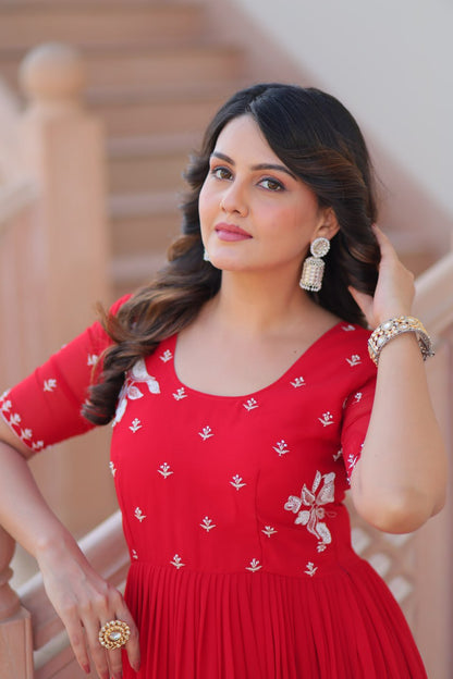 Ira Festive Flare   Twin Gown Set