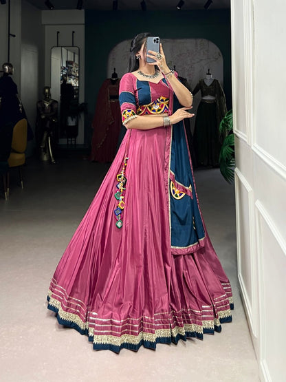 Naisha in Patola Grace   Gamthi Work Navratri Lehenga Set