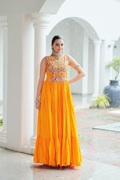 Aadhya  Gota Glow Traditional Garba Gowns
