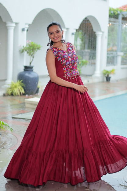 Aadhya  Gota Glow Traditional Garba Gowns
