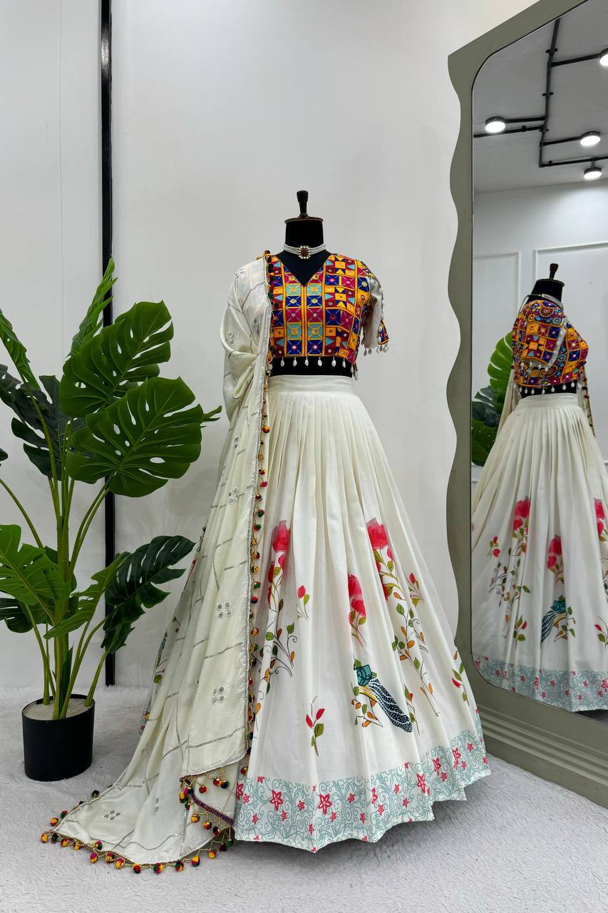 Varnika Vibe Multicolor Navratri Lehenga Choli Set