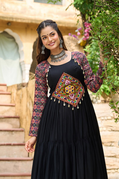 The Raas Queen Kutchi Gamth Work Magic Gown