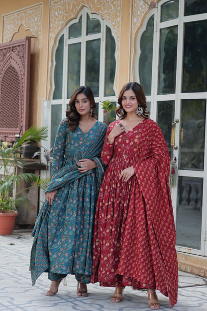 Basil Bloom  Pure Cotton Suit Set