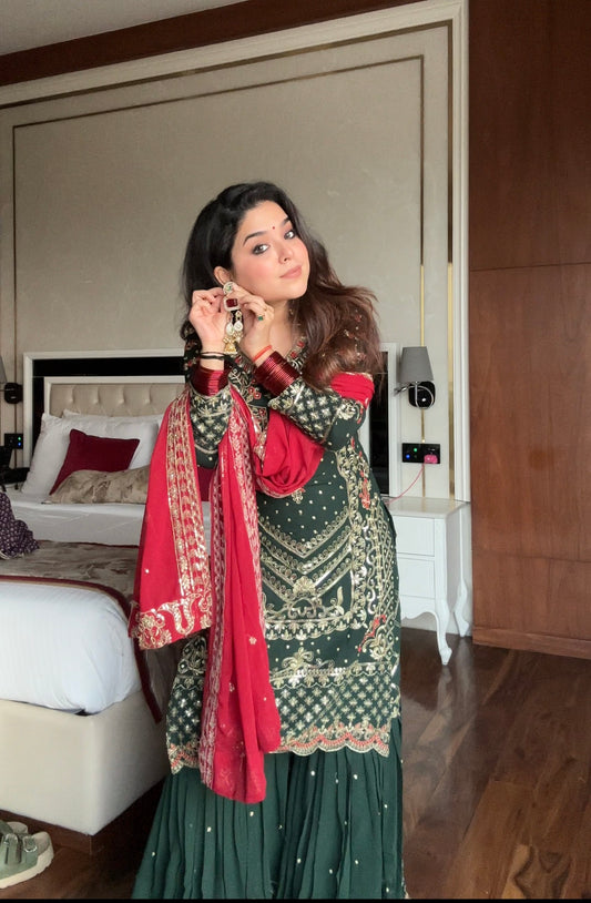 Miesha Festive Look Sharara Set