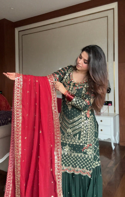 Miesha Festive Look Sharara Set
