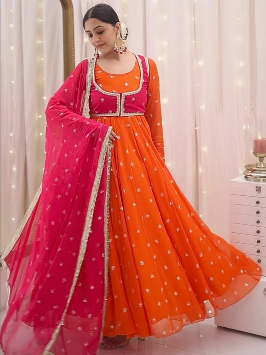 Kumkum Anarkali Set