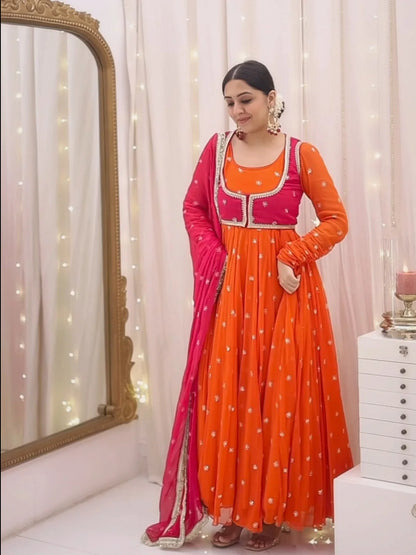 Kumkum Anarkali Set