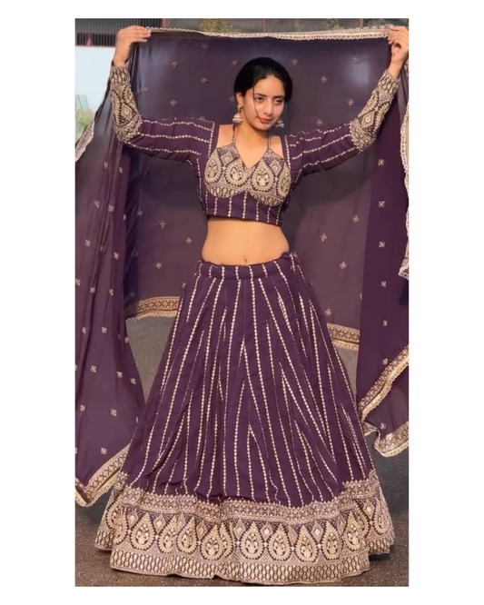 Zehra Zariya   Midnight Royalty Lehenga  Set
