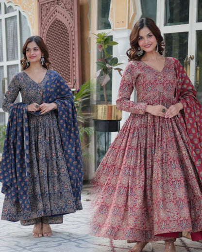 Advika Ivory Pure Cotton Suit Set