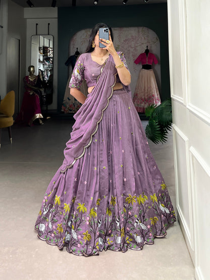 Glimmers of Grace A Timeless Bridal Lehenga Choli