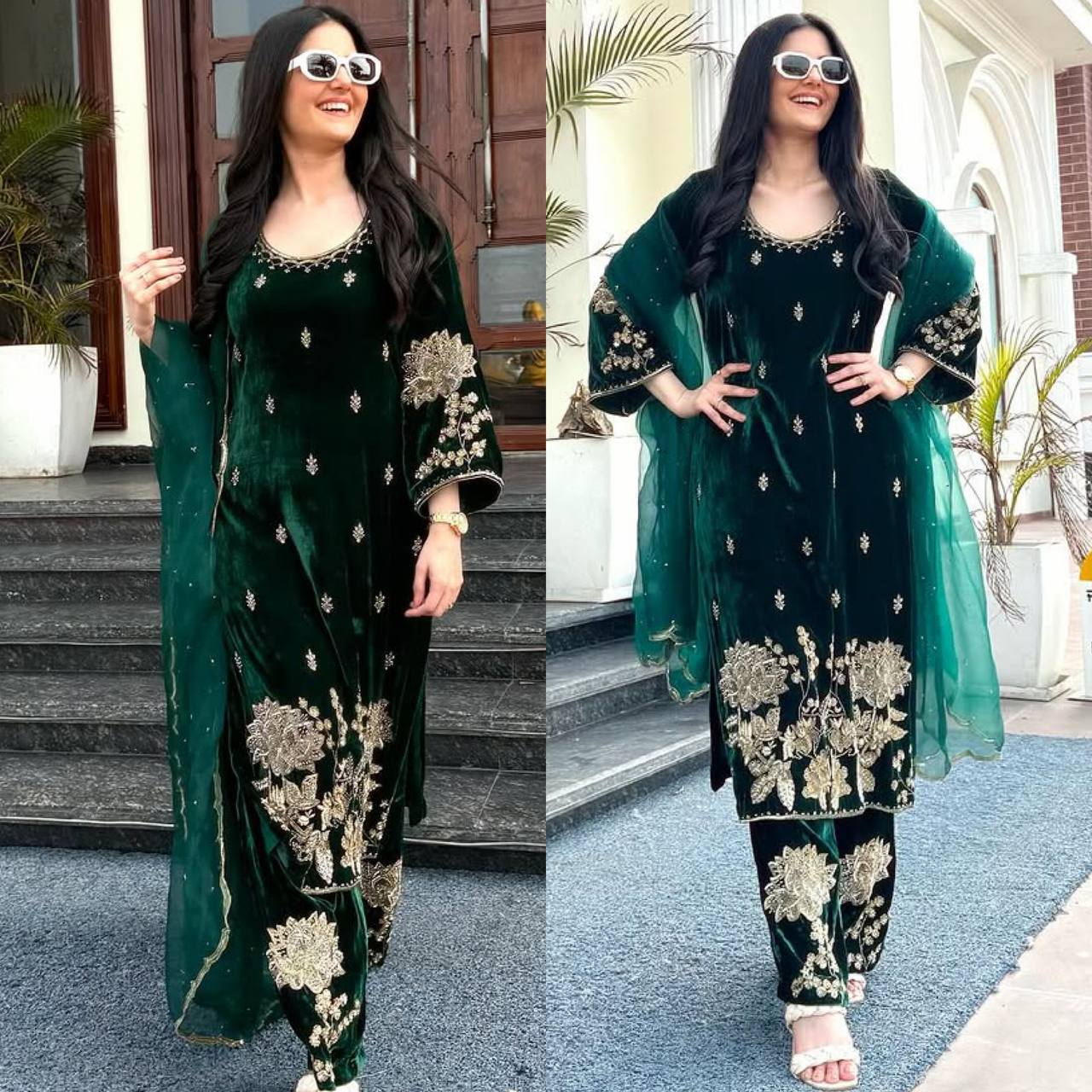 Inara Velvet Charm Suit Set