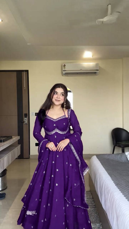 Neha Eternal Glow Red Suit Set