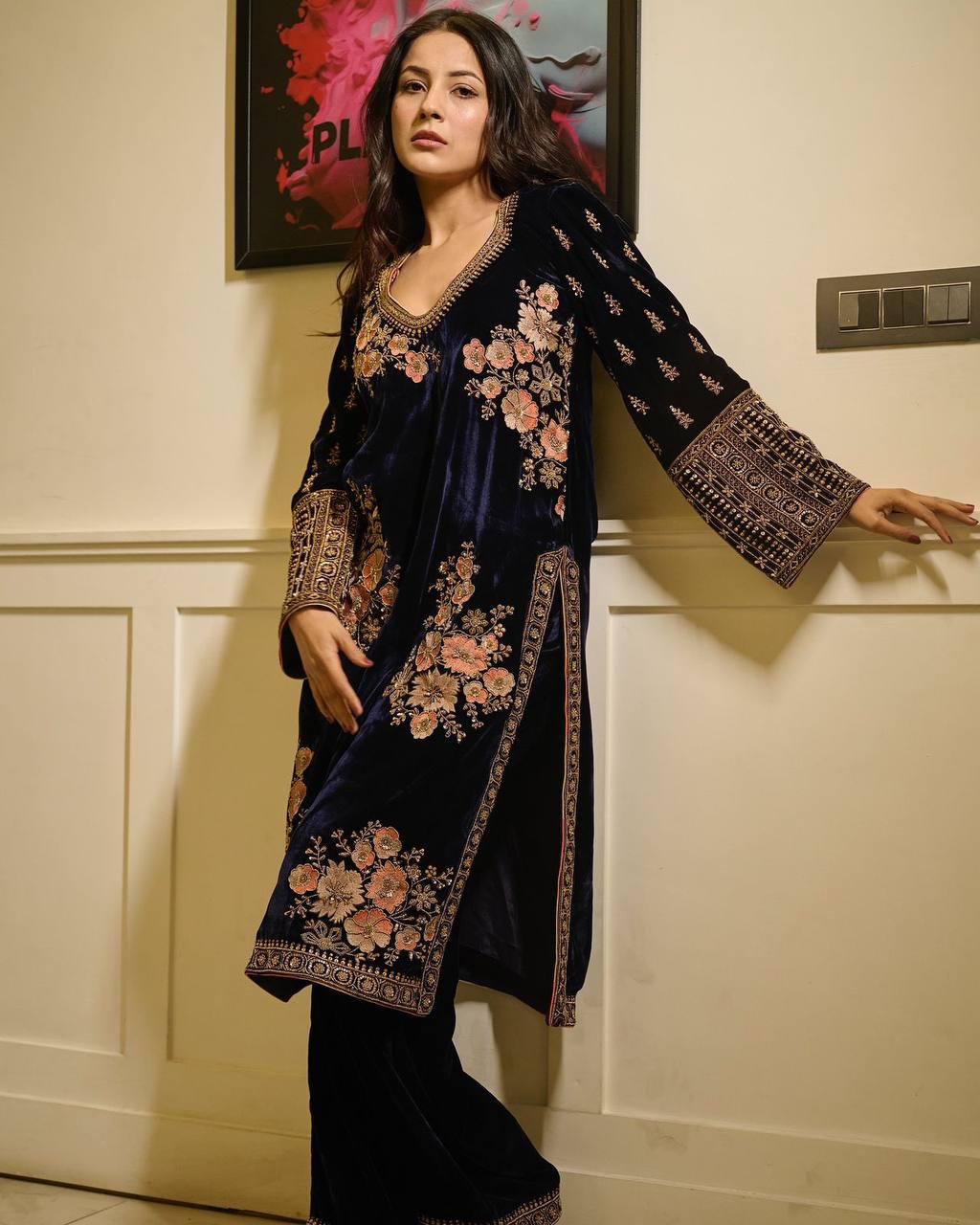 Amaira Rosework Exclusive Blue Suit Ensemble