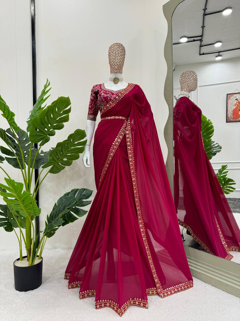 The Allure of Darkness Saree